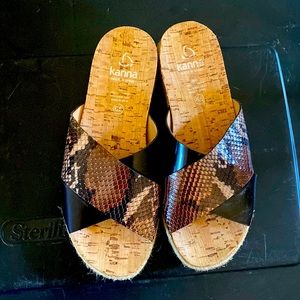 Sandals, made in Spain.